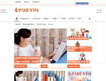 Tablet Screenshot of parentsindia.com
